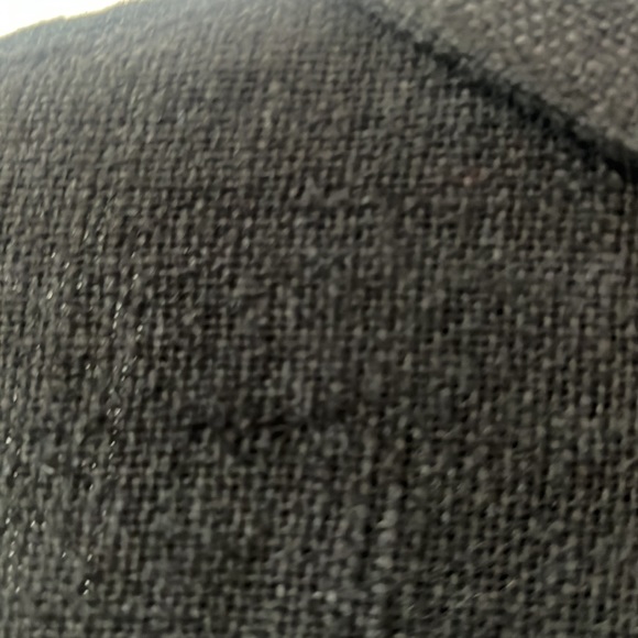 VTG 90s Joon Collection black  linen blend jacket size Large lagen look casual - Picture 9 of 13
